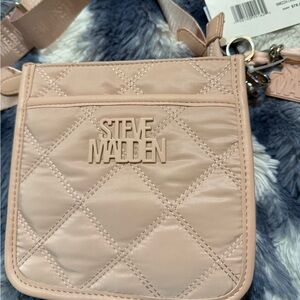 Steve Madden Pink Quilted Crossbody Bag